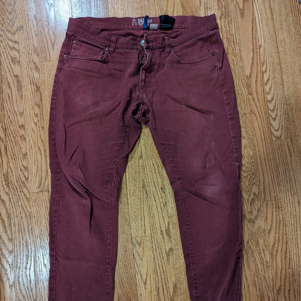 H&M Skinny Jeans Maroon